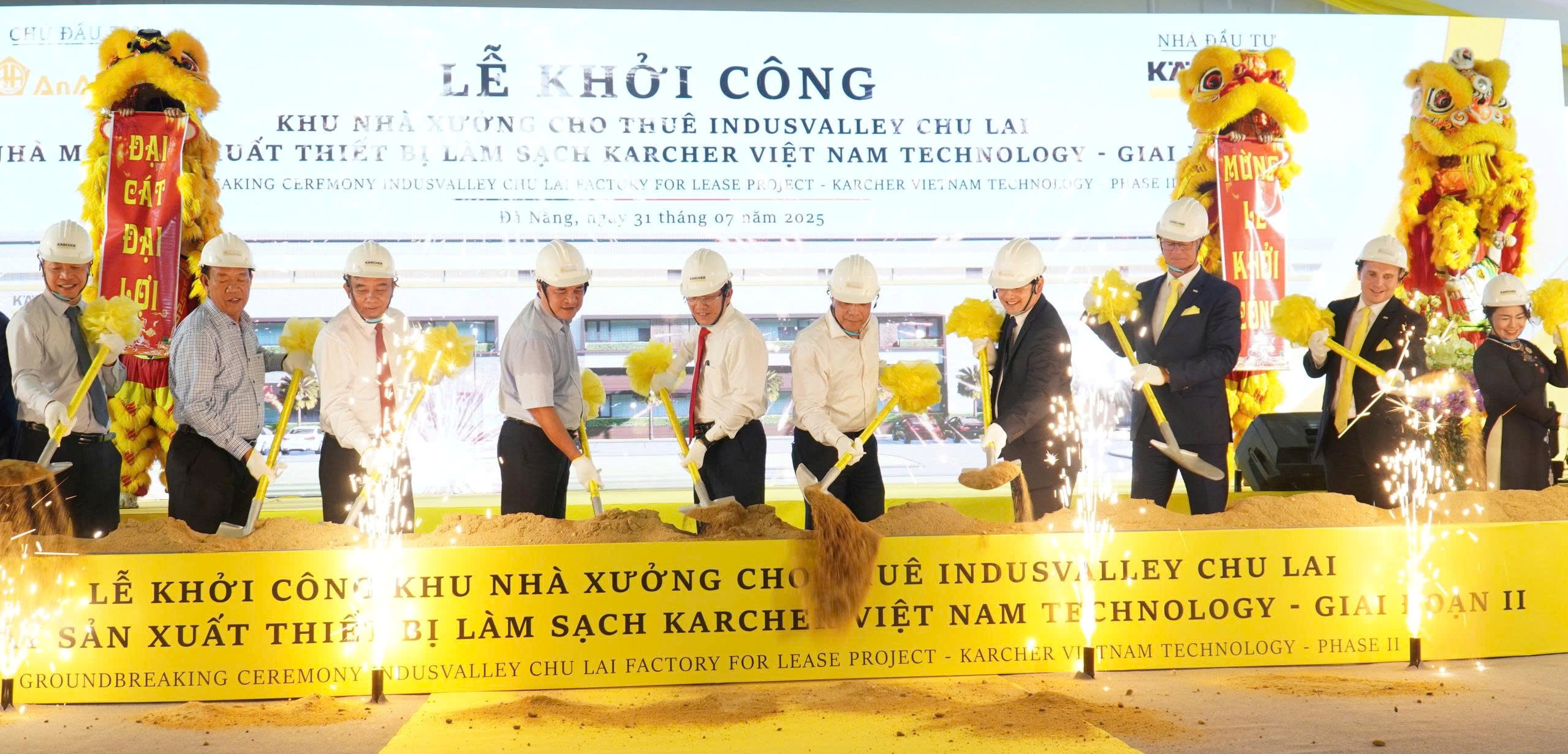 Khởi công nhà máy sản xuất thiết bị làm sạch Karcher Việt Nam Technology