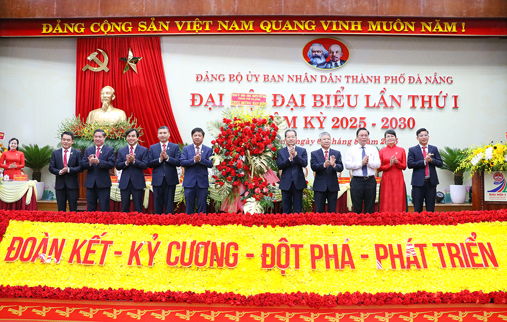 Khai mạc Đại hội Đảng bộ UBND thành phố Đà Nẵng lần thứ I, nhiệm kỳ 2025- 2030