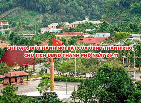 Video: Chỉ đạo, điều hành nổi bật của UBND thành phố, Chủ tịch UBND thành phố ngày 26-11