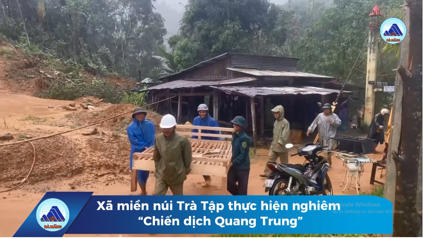 Video - Xã miền núi Trà Tập thực hiện nghiêm “Chiến dịch Quang Trung”