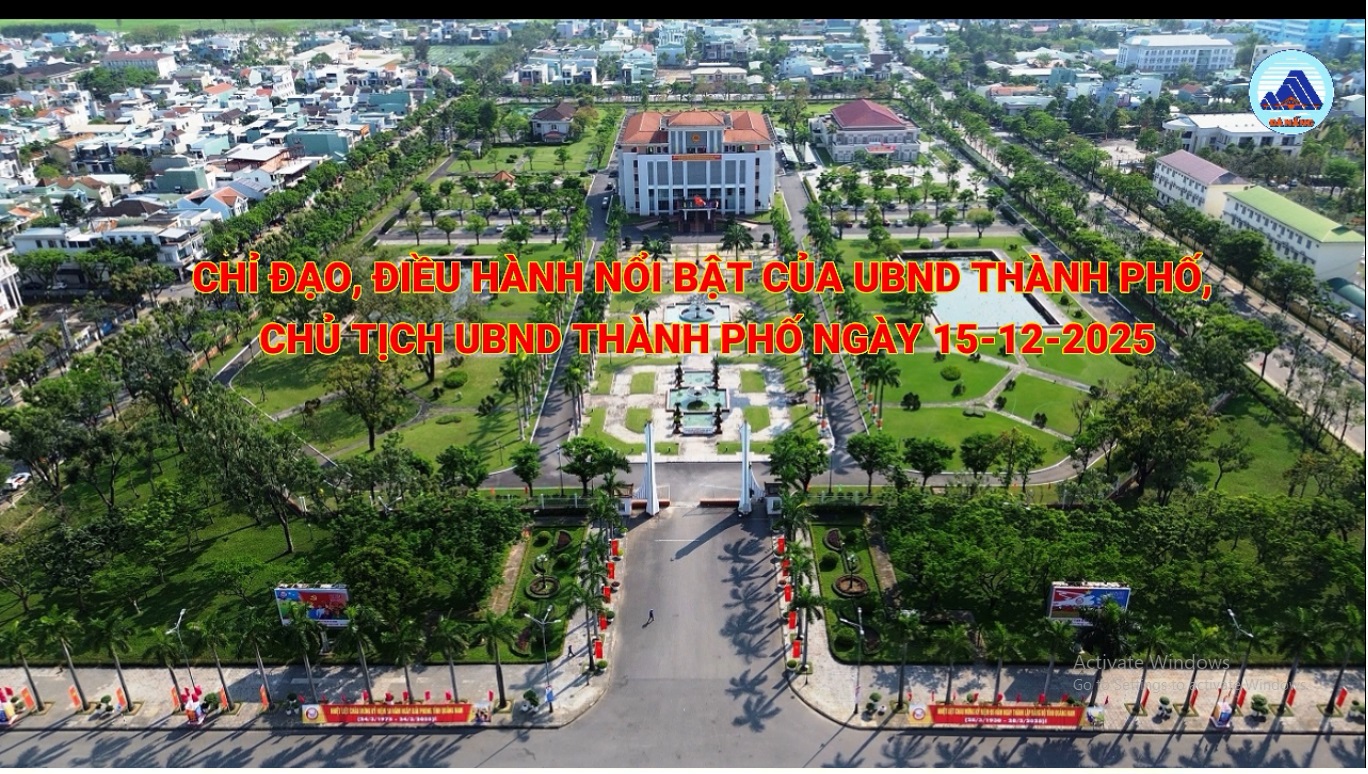 Video: Chỉ đạo, điều hành nổi bật của UBND thành phố, Chủ tịch UBND thành phố  ngày 15-12
