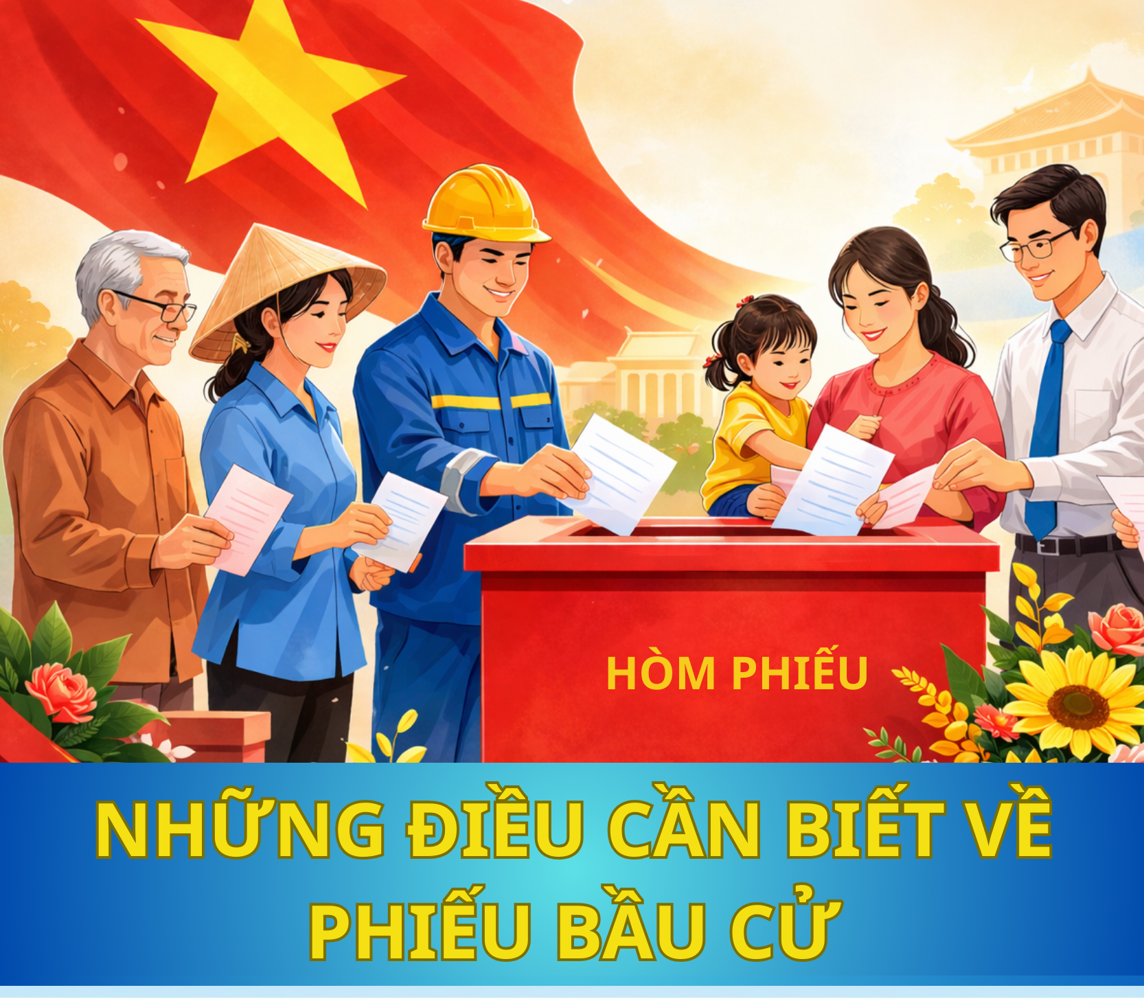 [Infographic] - Những điều cần biết về phiếu bầu cử