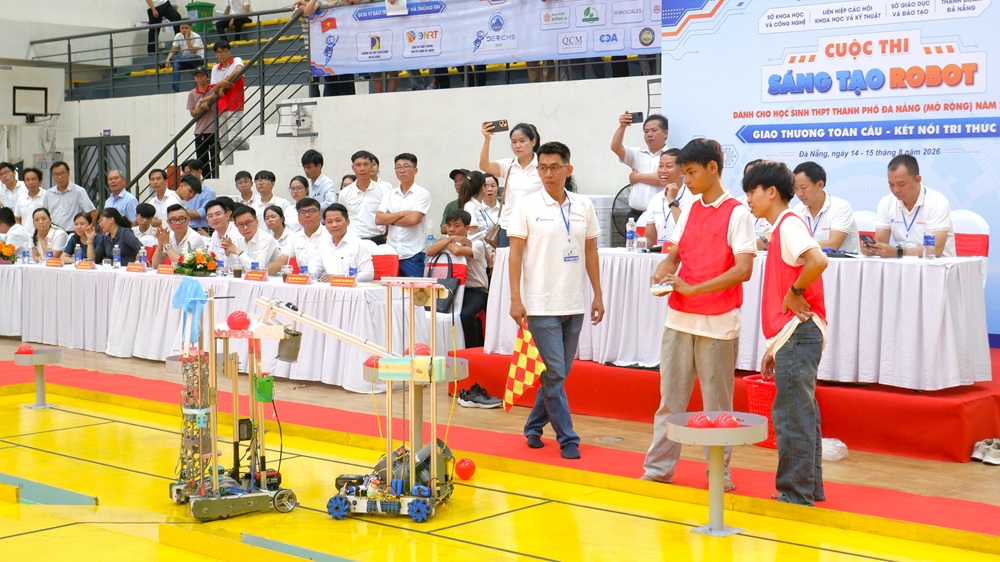 30 đội thi tranh tài Cuộc thi sáng tạo Robot THPT năm 2026